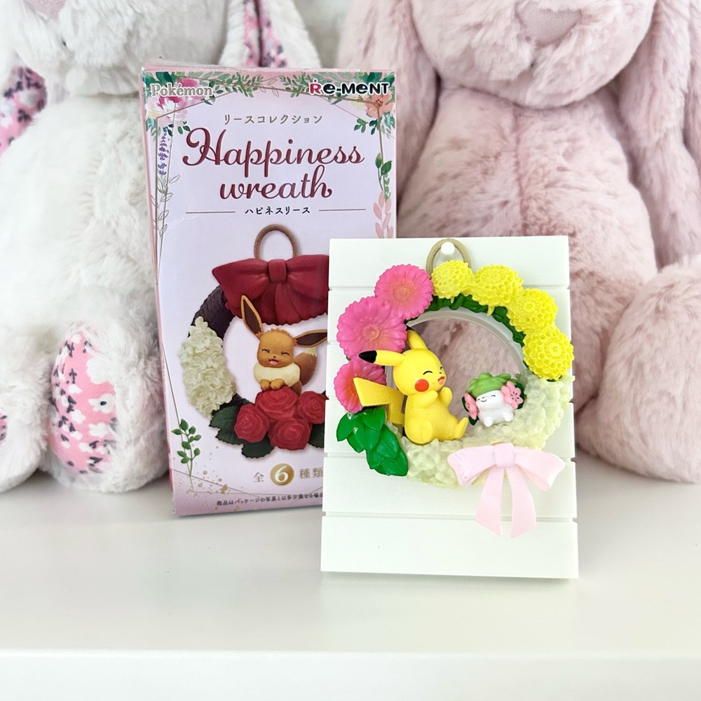 Re-ment Pokemon Wreath - Pikachu and Shaymin